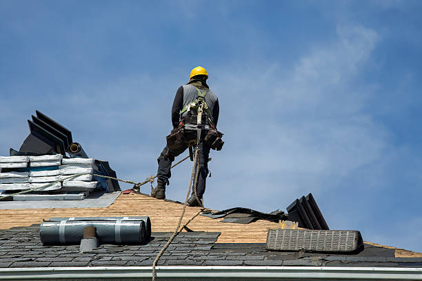 Professional Roof Replacement technician working in Ostrander, OH